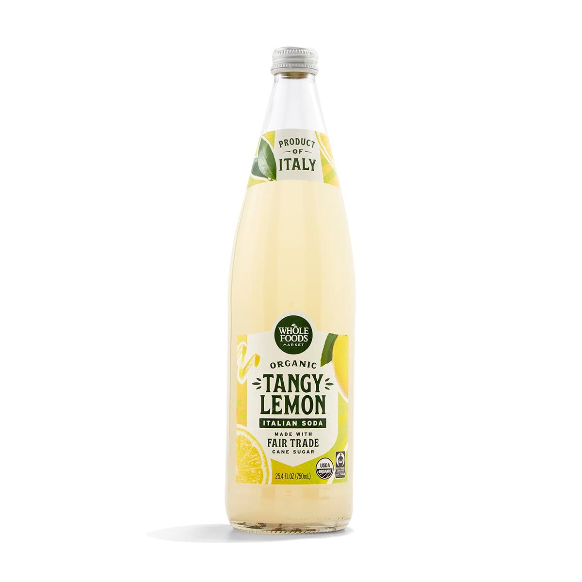 Whole Foods Market, Organic Lemon Italian Soda, 25.4 Fl Oz