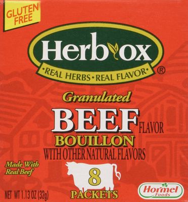 Herb-Ox Bouillon Packets Beef Instant Broth &amp; Seasoning 1.13 oz Box