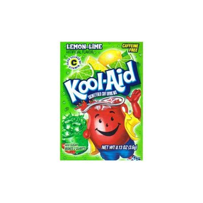 Kool Aid Lemon Lime Drink Mix 0.13 Ounce (Pack of 48)