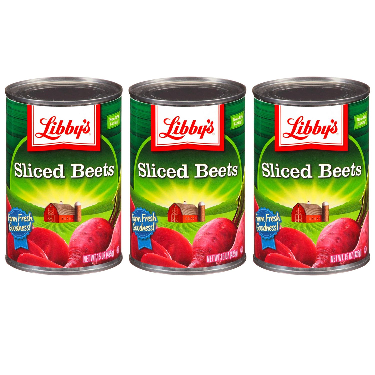 Libby&#39;s Canned Vegetables - 3 Pack Bulk Bundle Canned Sliced Beets