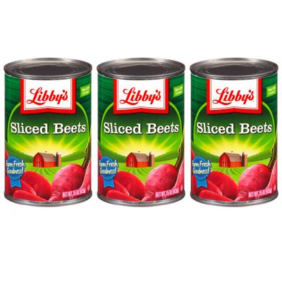 Libby&#39;s Canned Vegetables - 3 Pack Bulk Bundle Canned Sliced Beets