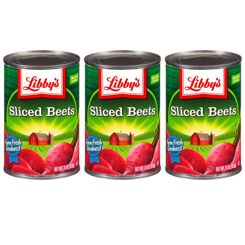 Libby&#39;s Canned Vegetables - 3 Pack Bulk Bundle Canned Sliced Beets