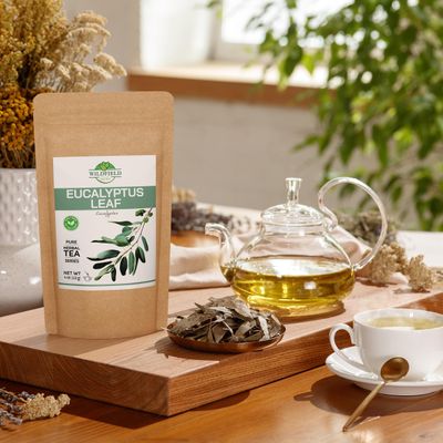 4 oz Dried Eucalypt Leaves Dry Herbal Tea (Eucalyptus) 113g Long Big Eucalyptus Leaf Herb Hojas de eucalipto