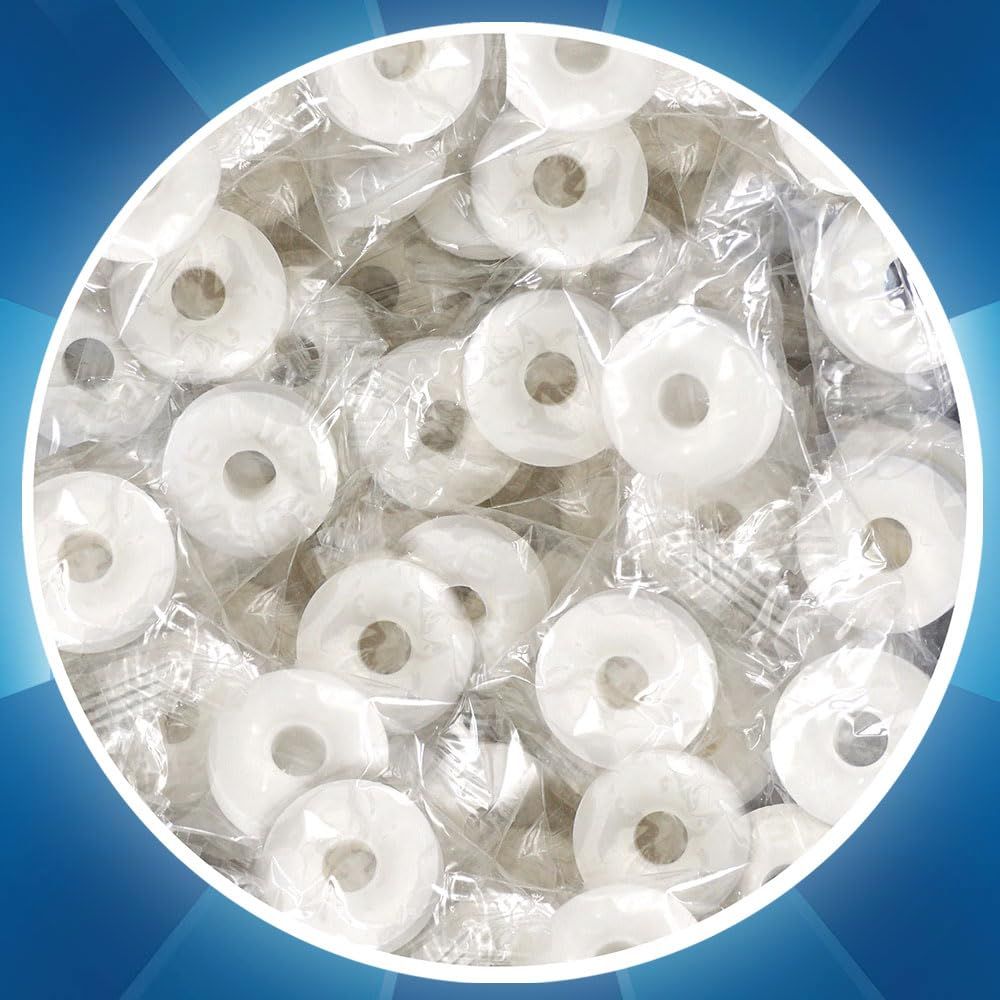 Peppermint Lifesavers, Life Savers Pep-O-Mint 2 Pound Bulk Bag, Peppermint Breath Mints, Peppermint Lifesavers Individually Wrapped, The Hampton Popcorn &amp; Candy Company