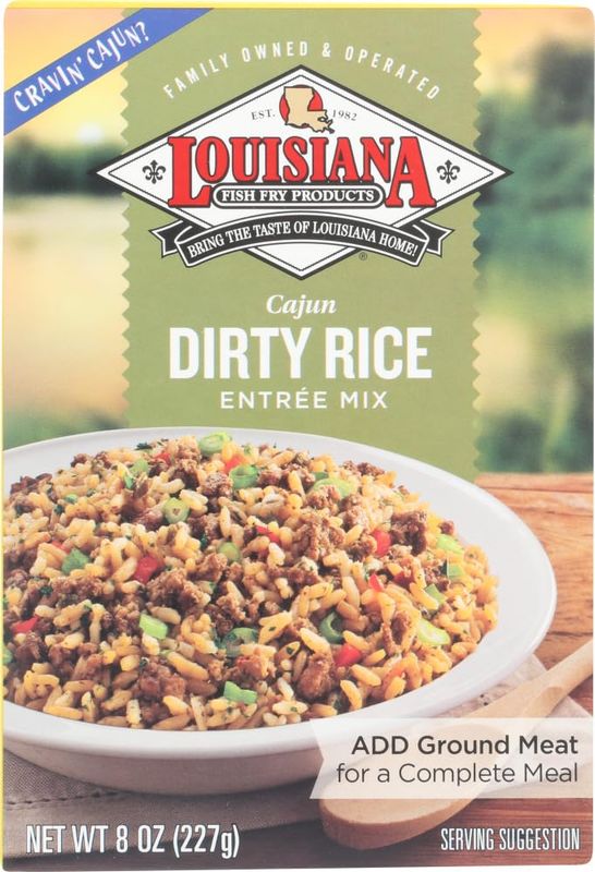 Louisiana Fish Fry Dirty Rice Entree Mix 8.0 oz box