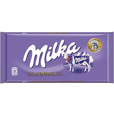 World&#39;s Best Milka Chocolate - Alpine Milk, 10 Bars