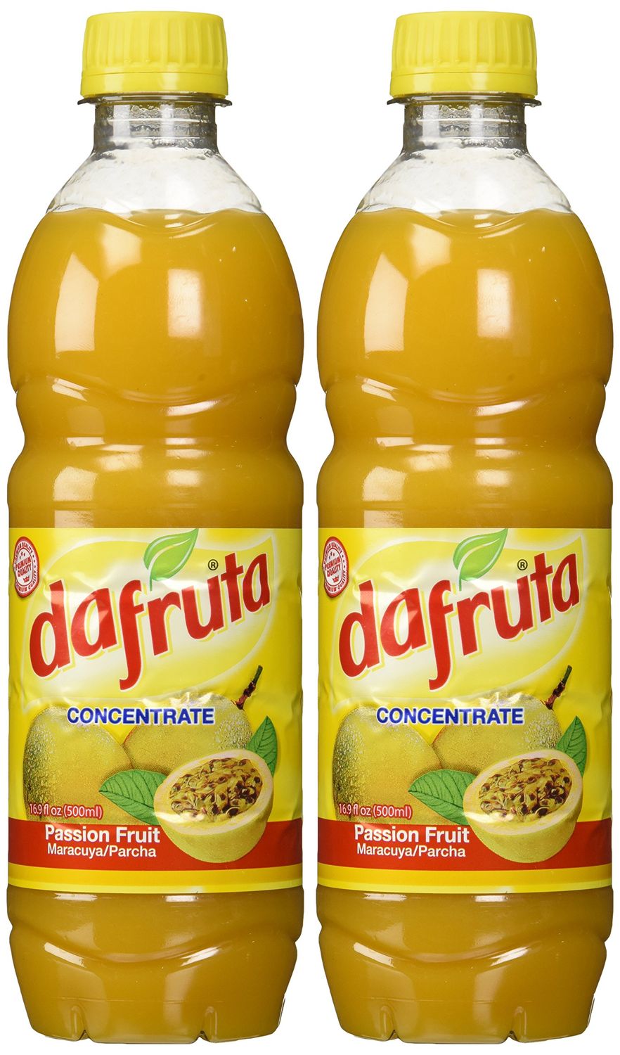 Dafruta Passion Fruit Juice Concentrate - 16.9 FL.Oz | Suco Concentrado de Maracuj Dafruta - 500ml - (PACK OF 02)