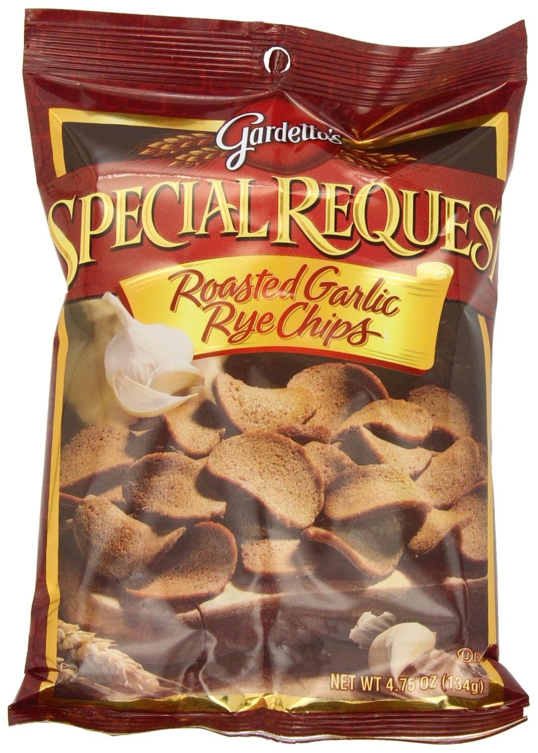 Gardetto&#39;s Special Request Roasted Garlic Rye Chips, 4.75 oz - 7 Count