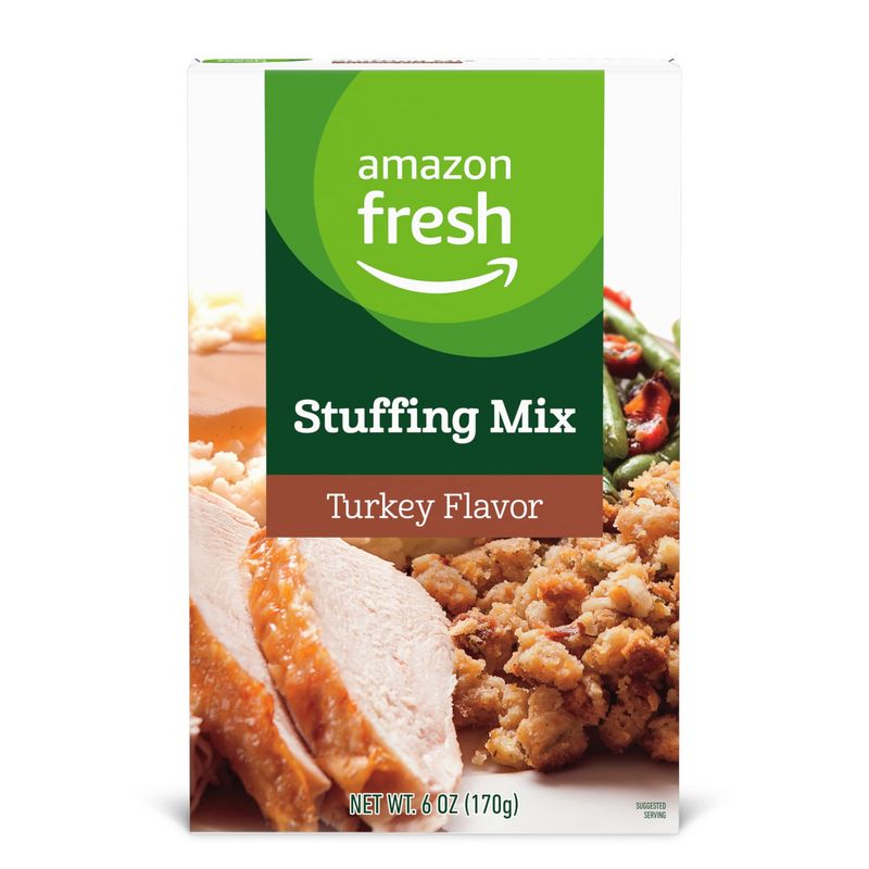 Amazon Fresh, Stuffing Mix Turkey Flavor, 6 Oz