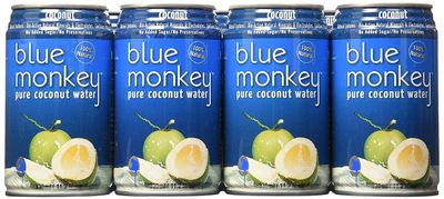 Blue Monkey 100% Natural Coconut Water, 11.2-Fl Ounce (Pack of 24) (Packaging May Vary)