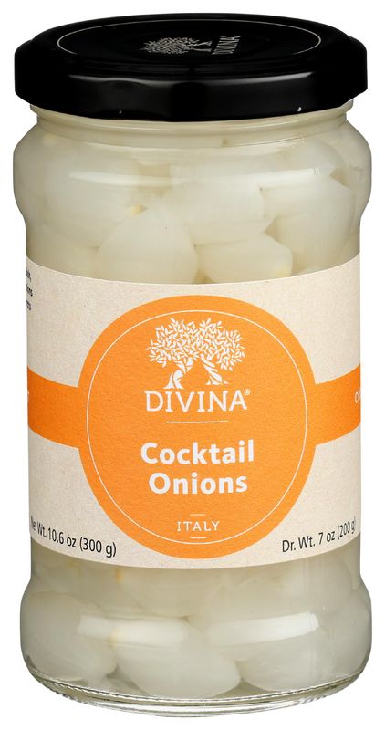 DIVINA Cocktail Onions, 10.6 OZ
