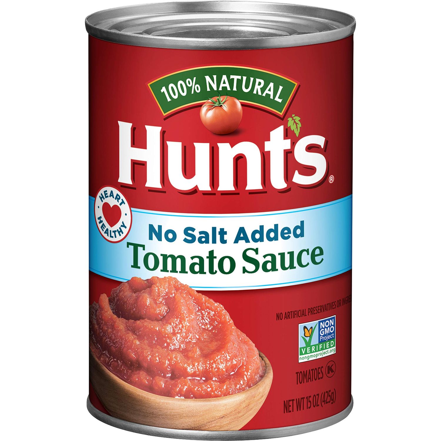 Hunt&#39;s Tomato Sauce No Salt Added, 15 oz