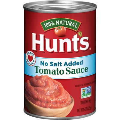 Hunt&#39;s Tomato Sauce No Salt Added, 15 oz