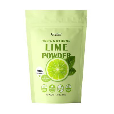 Grelim Lime Powder 11.30 Oz, Freeze Dried Lime Juice Powder, Filler Free, Gluten-Free, Fresh Squeezed Limeade Great for Beverages, Smoothies 320g