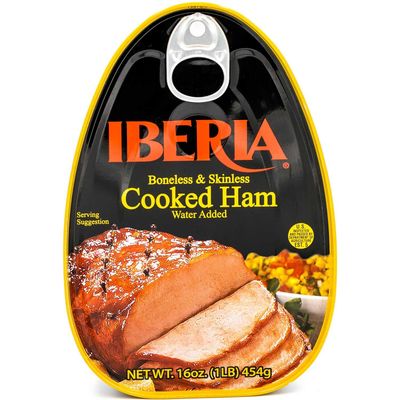 Iberia Boneless &amp; Skinless Cooked Ham, 16 oz