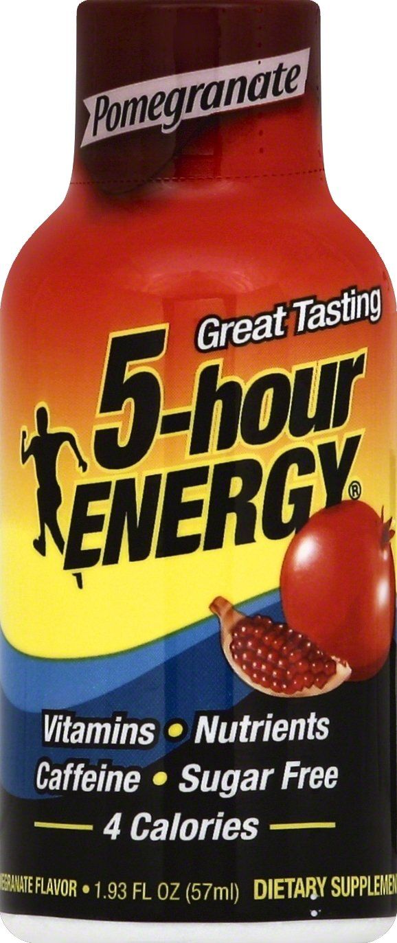 5-Hour Energy DSD Beverage, Pomegranate, 1.93 oz