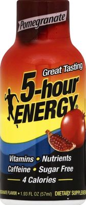 5-Hour Energy DSD Beverage, Pomegranate, 1.93 oz