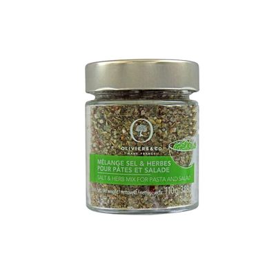 Oliviers &amp; Co Salt &amp; Herbs Mix for Pasta &amp; Salad | Gourmet seasoning by Oliviers and Co | Perfect time-saving seasoning for pasta and salads | Developed by Michelin-starred chef | 2.88 Oz