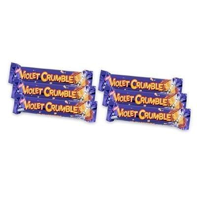 Violet Crumble Bars (6 Pack) | Made in Australia | Imported from Australia (6 Pack)