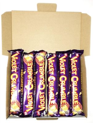 Violet Crumble Bars (6 Pack) | Made in Australia | Imported from Australia (6 Pack)