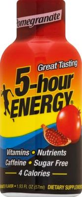 5-Hour Energy DSD Beverage, Pomegranate, 1.93 oz