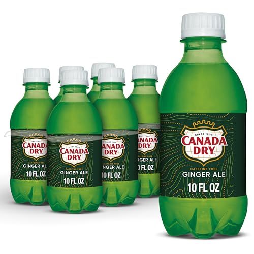 Canada Dry Ginger Ale Soda, 10 Fl Oz Cans, 6 Pack