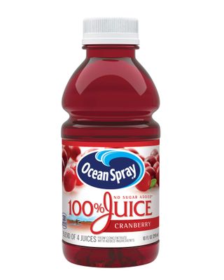 Ocean Spray 100% Juice Cranberry Juice Blend, 10 Fl Oz, 6 Count (Pack of 1)