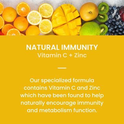 Fruniti Mango Smoothie Mix - Immunity + Antioxidants - No Sugar Added - Vitamin C, Zinc, &amp; Echinacea - Pineapple, Apple, Banana, Mango Pure - Makes 24 Smoothies