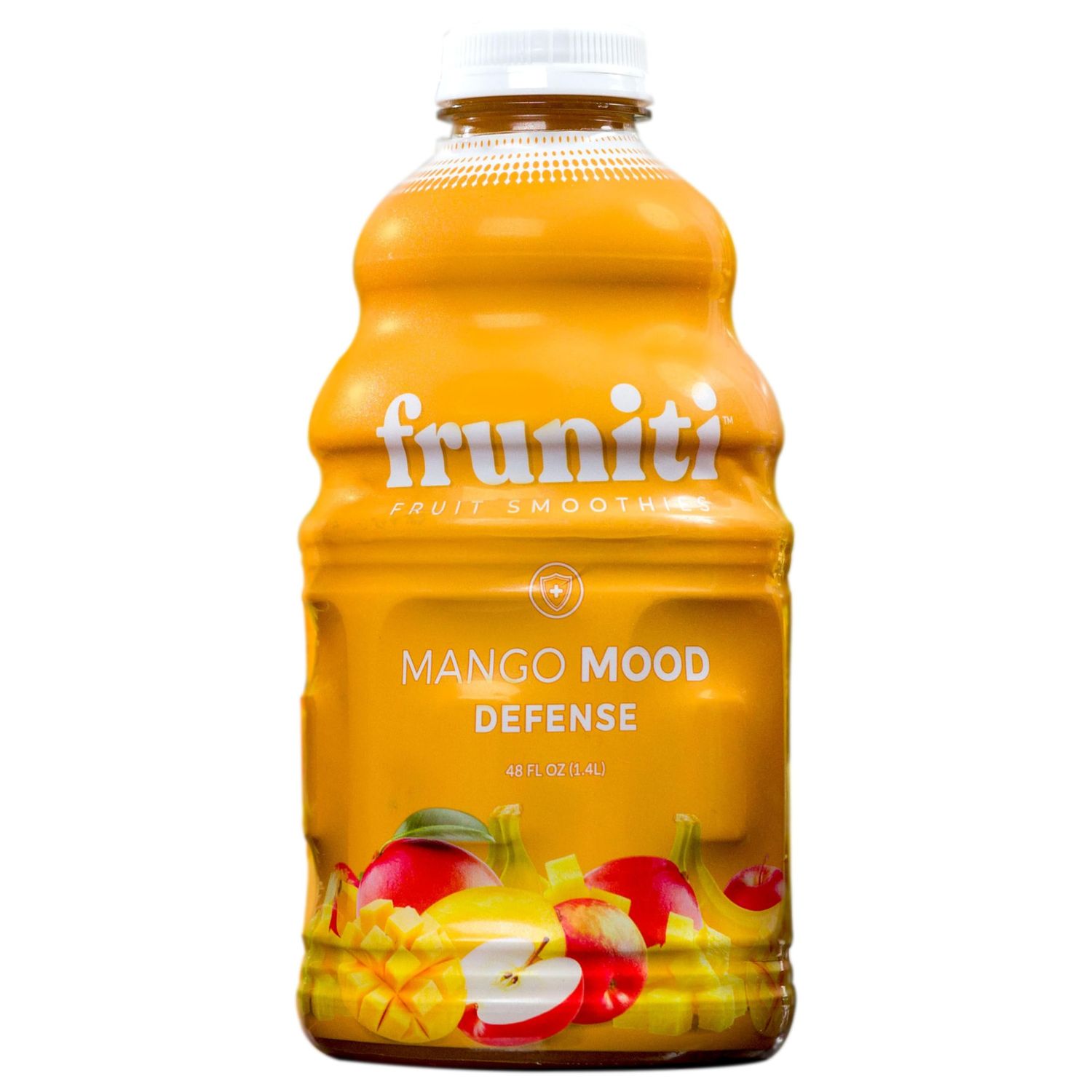 Fruniti Mango Smoothie Mix - Immunity + Antioxidants - No Sugar Added - Vitamin C, Zinc, &amp; Echinacea - Pineapple, Apple, Banana, Mango Pure - Makes 24 Smoothies