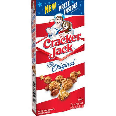 Cracker Jack Caramel Coated Popcorn &amp; Peanuts, Original, 1 Ounce Boxes (Pack of 25)