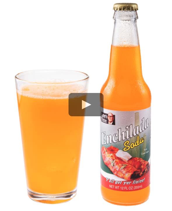 Rocket Fizz Enchilada Soda, 12 Bottles, Flavored Drink