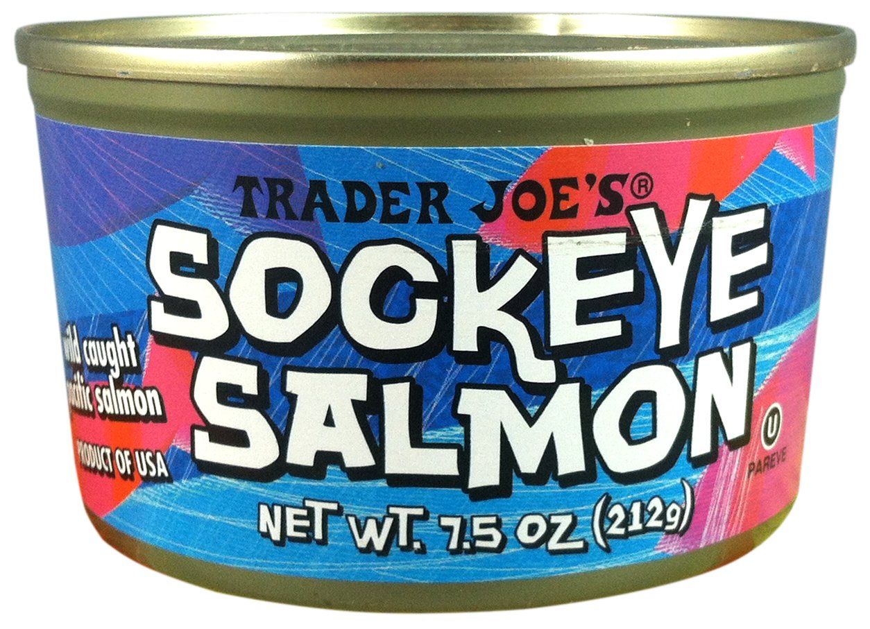 Wild Caught Sockeye Salmon (Pack of 6), 7.5 oz Can - Trader Joe&#39;s