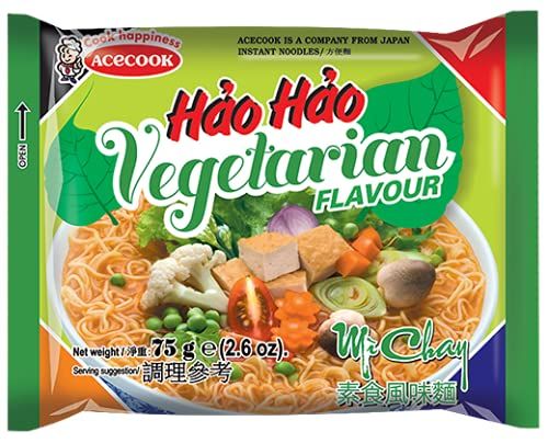 Acecook Mi Chay Hao Hao Vegetarian Vietnamese Instant Noodles (15 Pack, 40oz)