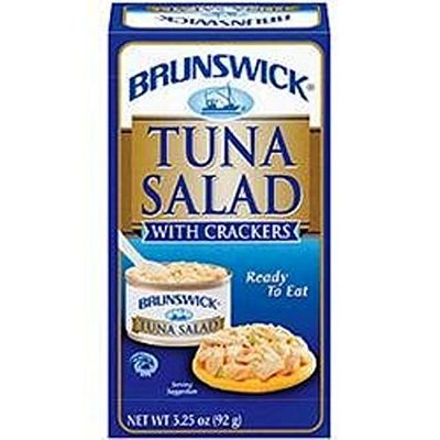 Brunswick Tuna Salad (With Crackers) 3.25 Oz (Pack of 3)