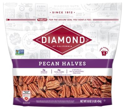 Diamond of California Pecan Halves, 16oz - 1 Count