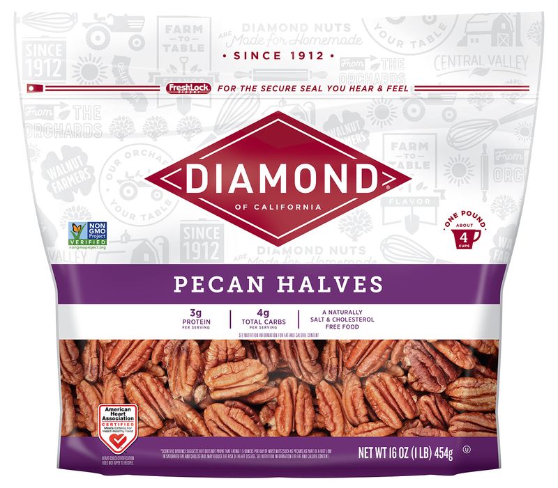 Diamond of California Pecan Halves, 16oz - 1 Count