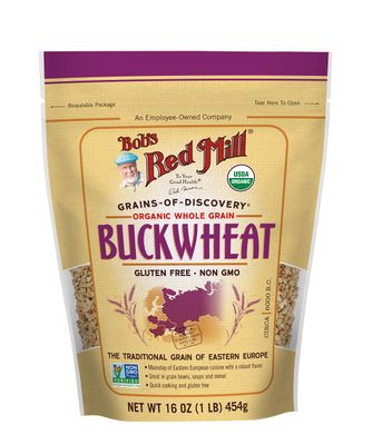 Bob&#39;s Red Mill Organic Gluten Free Buckwheat Groats, 16 oz (Pack of 1) - Organic, Gluten Free, Non-GMO, Vegan, Whole Grain, Kosher
