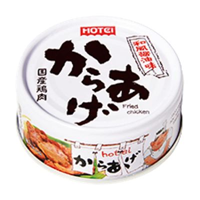 Karaage (Chicken Side Dish) Japanese-style Soy Sauce Flavor 1.6oz 3pcs Japanese Canned Food Hotei Foods Ninjapo
