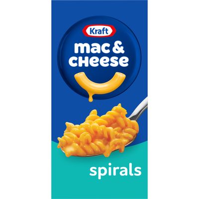 Kraft Spirals Original Mac &amp; Cheese Macaroni and Cheese Dinner, 5.5 oz Box