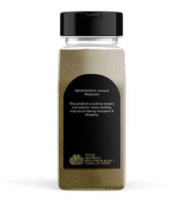 GranAroma 4.8 oz Ground Marjoram, French &amp; Italian Cuisine, Savory Seasoning