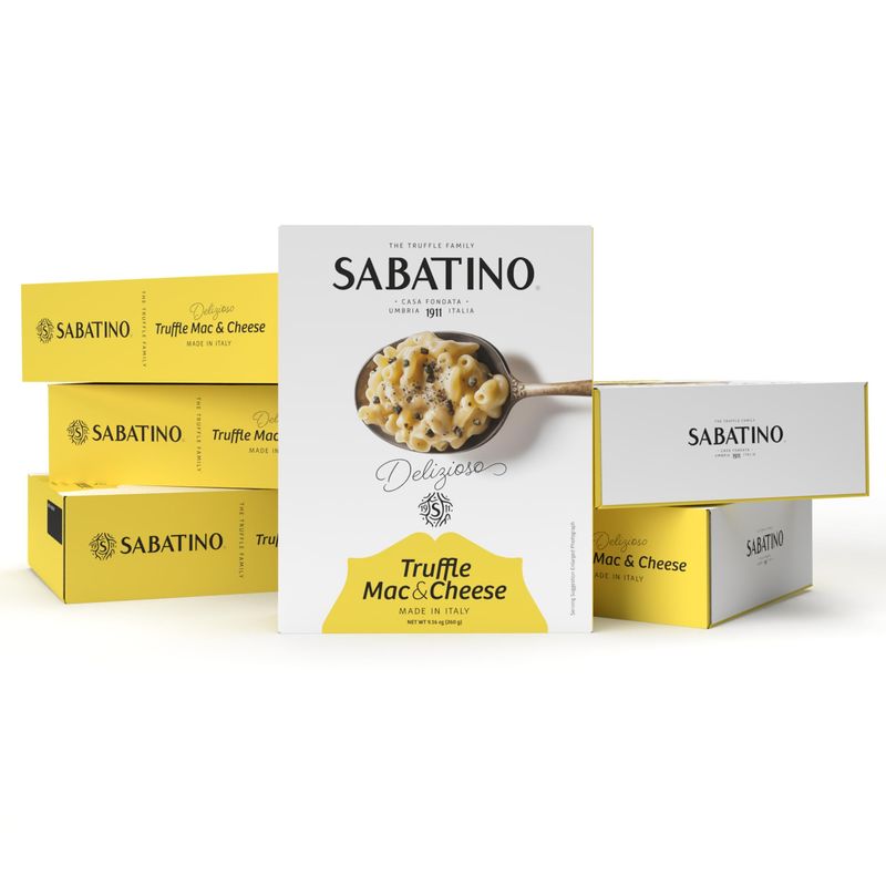Sabatino Tartufi Truffle Macaroni &amp; Cheese, Ready To Eat, All Natural, Non-Gmo 6 Count