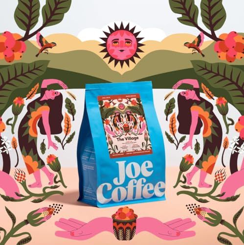 Joe Coffee Company (NYC Roaster), The Village - Women Produced, Whole Bean Coffee, 12 oz Bag, RFA Certified, Kosher, Climate Friendly, Specialty Coffee