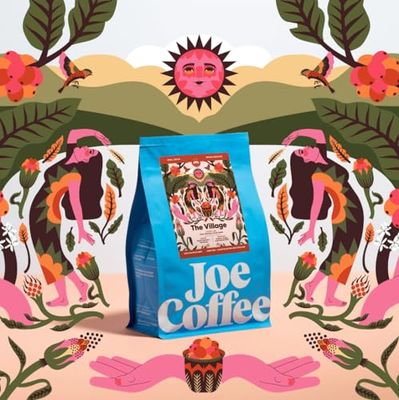 Joe Coffee Company (NYC Roaster), The Village - Women Produced, Whole Bean Coffee, 12 oz Bag, RFA Certified, Kosher, Climate Friendly, Specialty Coffee