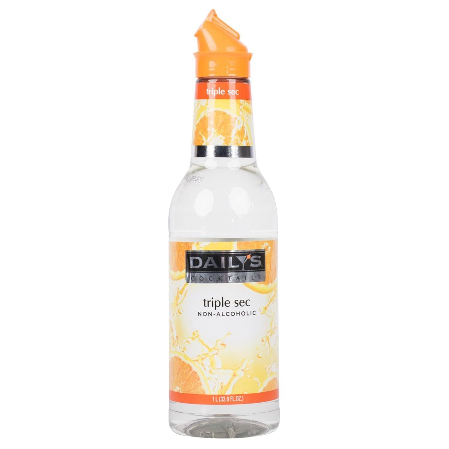 Daily&#39;s Cocktail Mixer Non-Alcoholic Triple Sec, 1000 mL - Perfect for Margarita, Long Island Iced Tea, and other Mixed Drinks