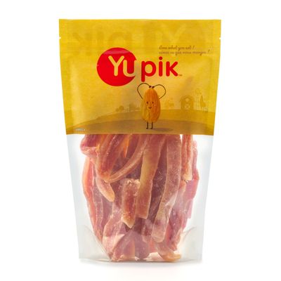 Yupik Dried Papaya Spears, 2.2 lb, Gluten-Free, Vegan, Kosher, Sweetened Tropical Dried Fruits, Long Strips, No Added Sulphites, Fruity Snacks, Ideal for Baking &amp; Topping