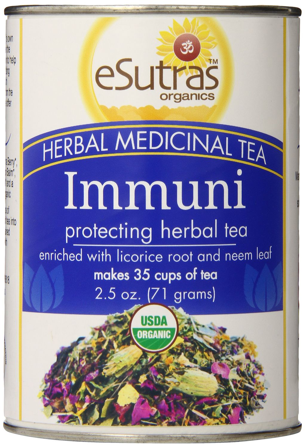 eSutras Organics Herbal Medicinal Tea, ImmuniTea, 2.5 Ounce (Package May Vary)