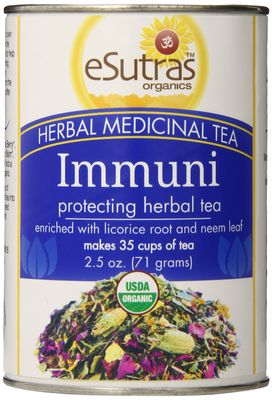 eSutras Organics Herbal Medicinal Tea, ImmuniTea, 2.5 Ounce (Package May Vary)