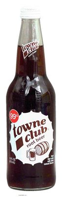 towne club root beer soda with other natural flavors 16 fl oz Glass Bottle (pack of 12)