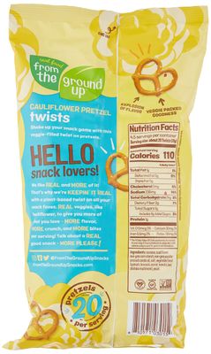 From The Ground Up, Original Cauliflower Pretzel Twists, 4.5 Ounce
