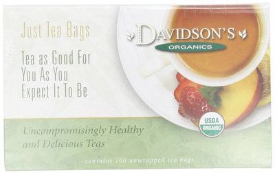 Davidson&#39;s Organics, Rosehips, 100-count Unwrapped Tea Bags